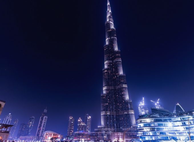 Wallpaper Khalifa Tower, Dubai, UAE, 4k, Travel 102847475